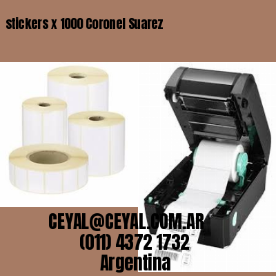 stickers x 1000 Coronel Suarez