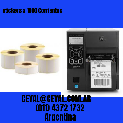 stickers x 1000 Corrientes