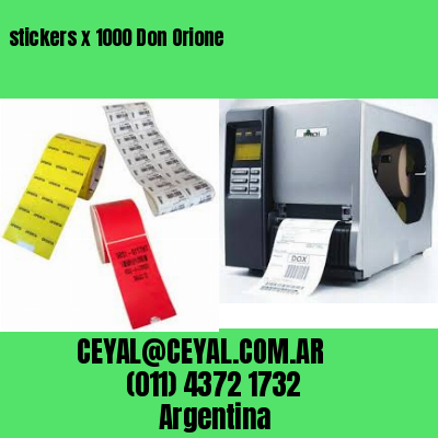 stickers x 1000 Don Orione