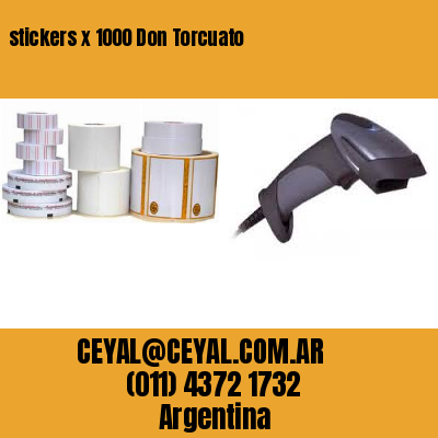 stickers x 1000 Don Torcuato