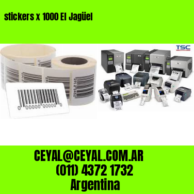 stickers x 1000 El Jagüel