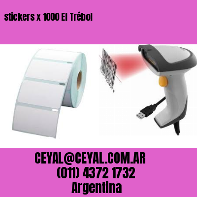 stickers x 1000 El Trébol