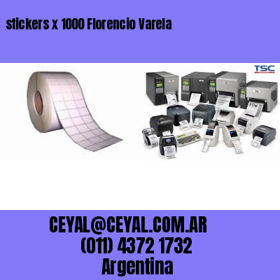 stickers x 1000 Florencio Varela