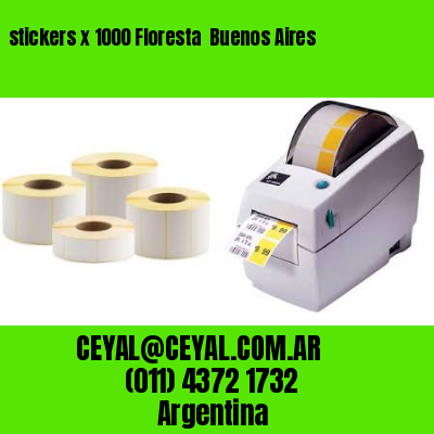 stickers x 1000 Floresta  Buenos Aires
