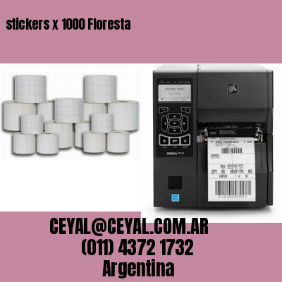 stickers x 1000 Floresta