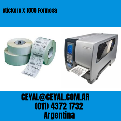 stickers x 1000 Formosa