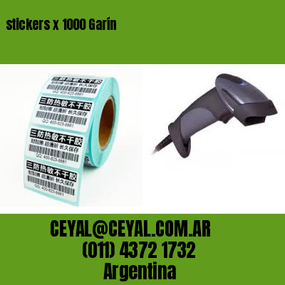 stickers x 1000 Garín