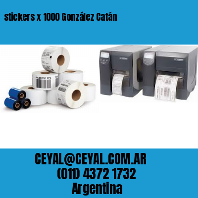 stickers x 1000 González Catán