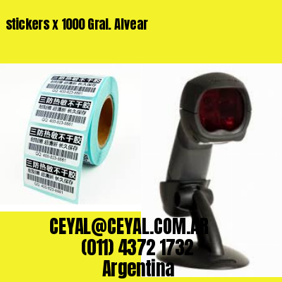 stickers x 1000 Gral. Alvear
