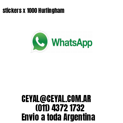 stickers x 1000 Hurlingham