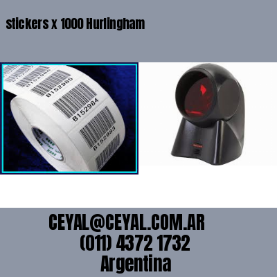 stickers x 1000 Hurlingham