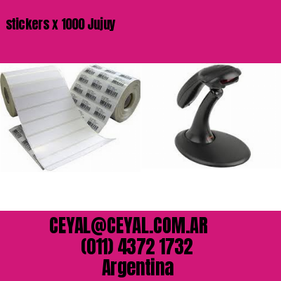 stickers x 1000 Jujuy