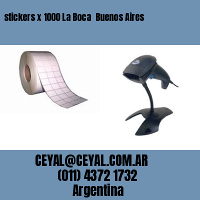 stickers x 1000 La Boca  Buenos Aires