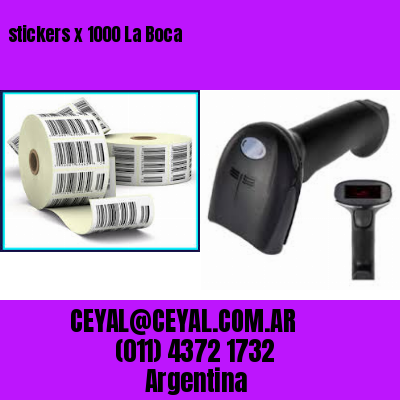 stickers x 1000 La Boca