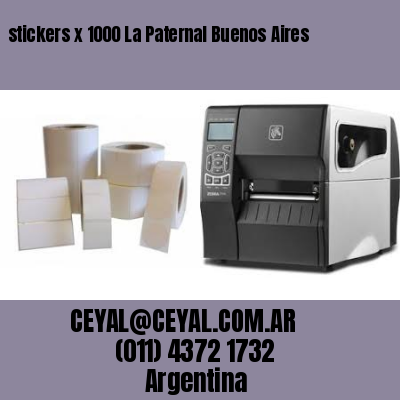 stickers x 1000 La Paternal Buenos Aires