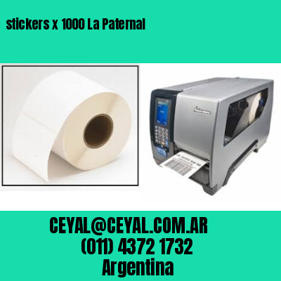 stickers x 1000 La Paternal