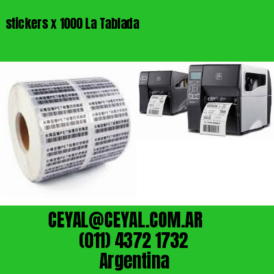 stickers x 1000 La Tablada