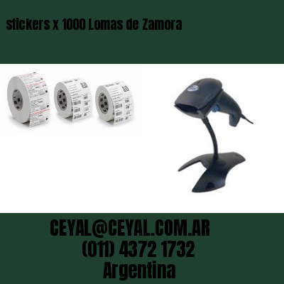 stickers x 1000 Lomas de Zamora