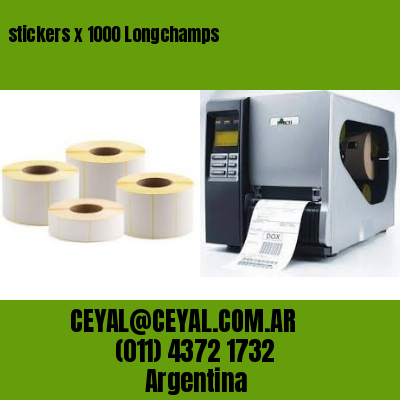 stickers x 1000 Longchamps