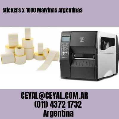 stickers x 1000 Malvinas Argentinas