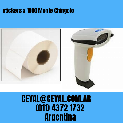 stickers x 1000 Monte Chingolo