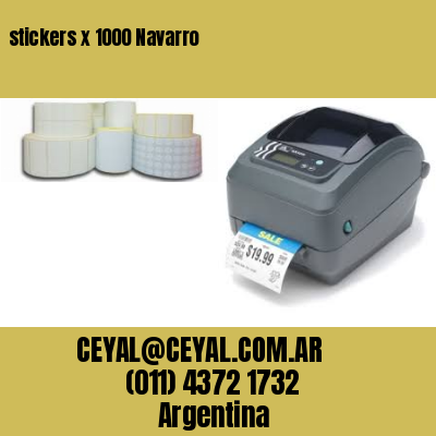 stickers x 1000 Navarro