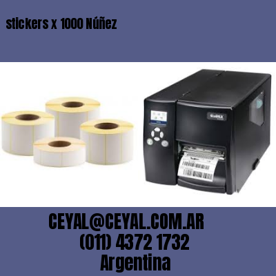 stickers x 1000 Núñez