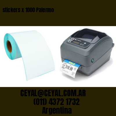 stickers x 1000 Palermo