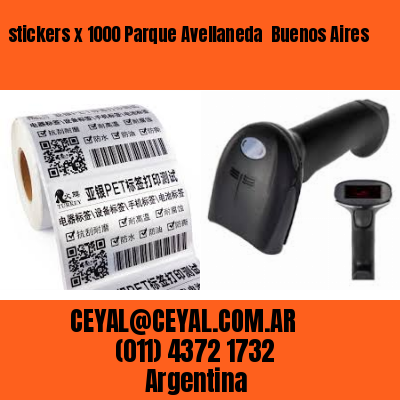 stickers x 1000 Parque Avellaneda  Buenos Aires