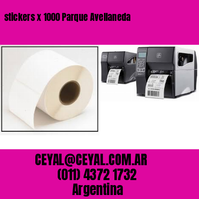 stickers x 1000 Parque Avellaneda