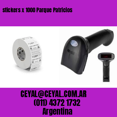stickers x 1000 Parque Patricios