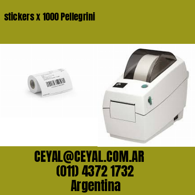 stickers x 1000 Pellegrini
