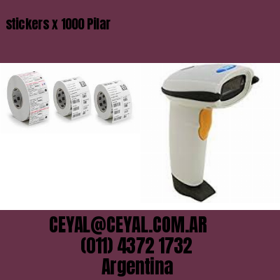 stickers x 1000 Pilar