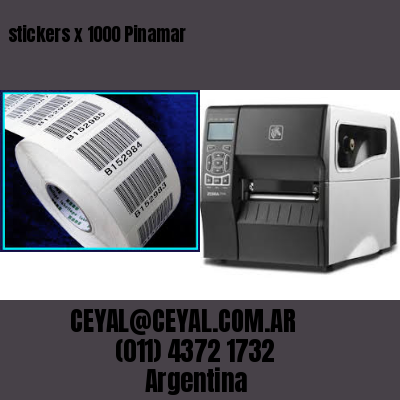 stickers x 1000 Pinamar