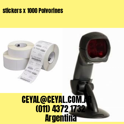 stickers x 1000 Polvorines