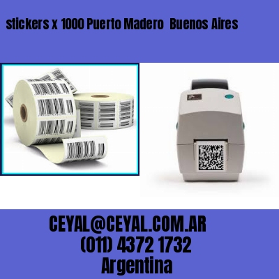 stickers x 1000 Puerto Madero  Buenos Aires