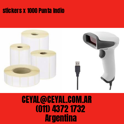 stickers x 1000 Punta Indio