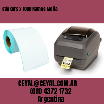 stickers x 1000 Ramos Mejía