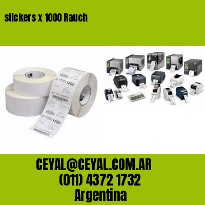 stickers x 1000 Rauch
