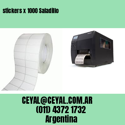 stickers x 1000 Saladillo