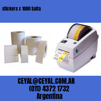 stickers x 1000 Salta