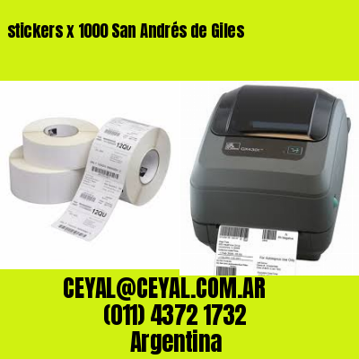 stickers x 1000 San Andrés de Giles