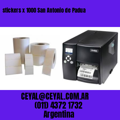 stickers x 1000 San Antonio de Padua