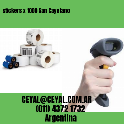 stickers x 1000 San Cayetano