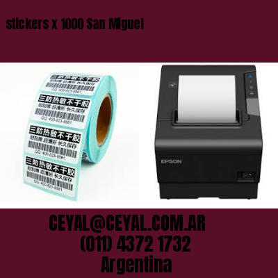 stickers x 1000 San Miguel