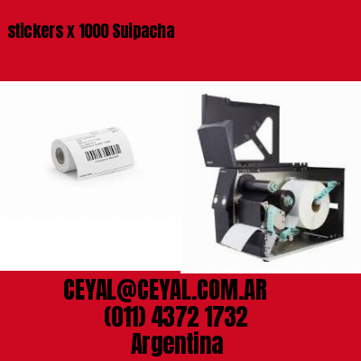 stickers x 1000 Suipacha