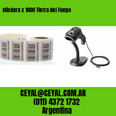 stickers x 1000 Tierra del Fuego