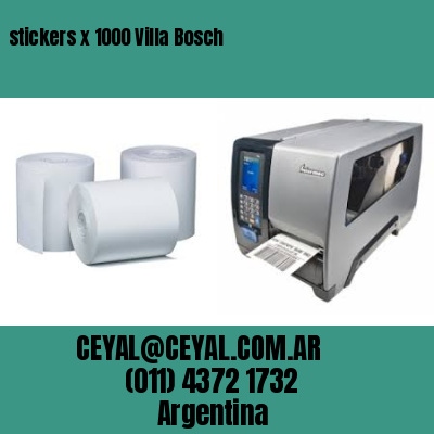 stickers x 1000 Villa Bosch