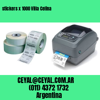 stickers x 1000 Villa Celina