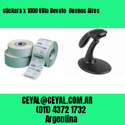 stickers x 1000 Villa Devoto  Buenos Aires